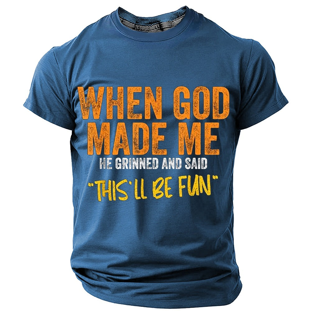 Grumpy Threads Men’s Funny Graphic T-Shirt – Casual Short Sleeve Tee